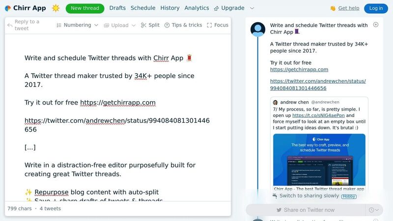 Chirr App