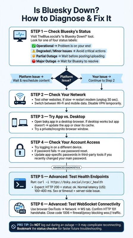 How to Fix Bluesky Not Working: Step-by-Step Troubleshooting Guide