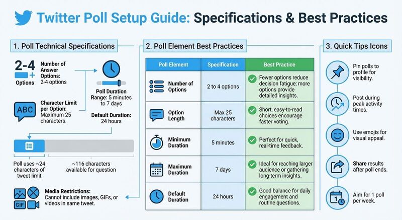Twitter Poll Specifications and Best Practices Guide