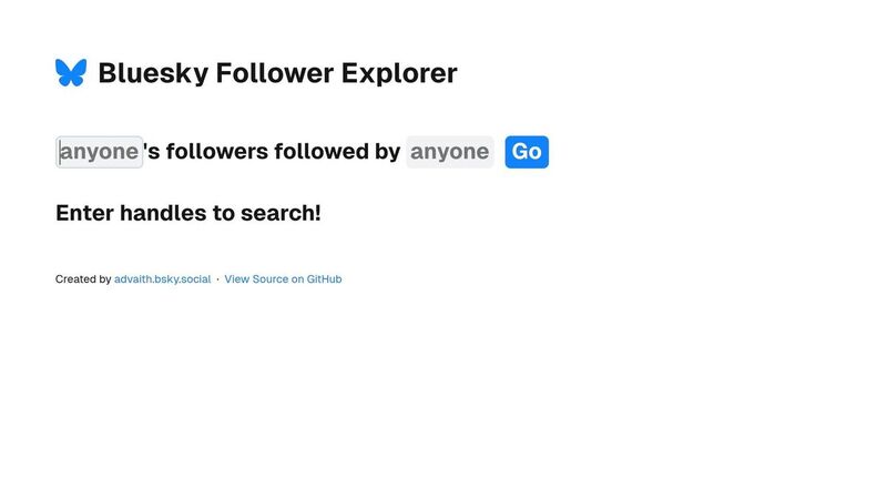 Bluesky Follower Explorer