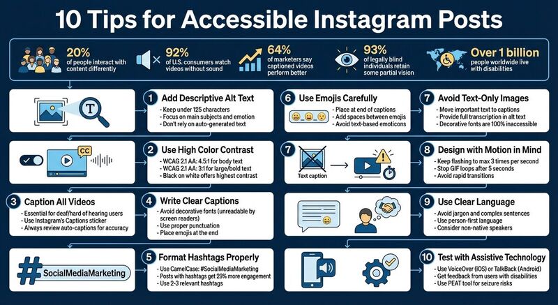 10 Tips for Creating Accessible Instagram Posts
